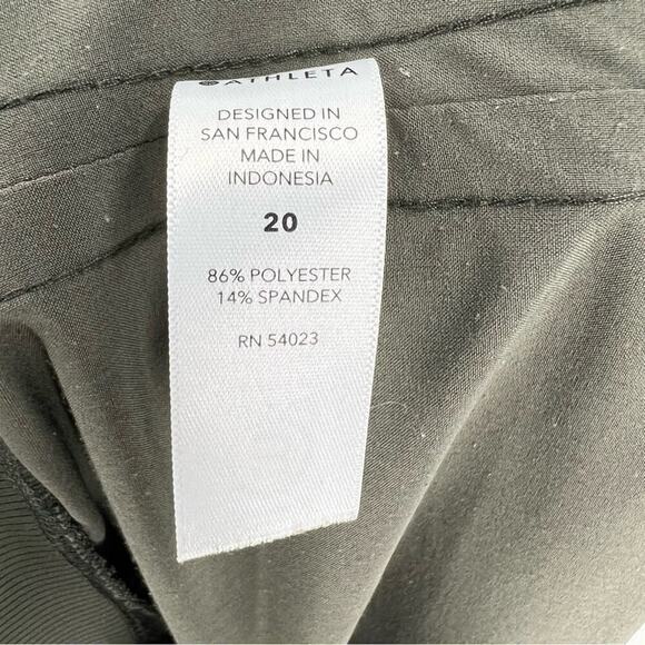 NEW Athleta Nolita Wide Leg Pant Sz 20 Green - Picture 7 of 12